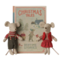 Christmas Twin Mice, Little Sister & Brother in Book
