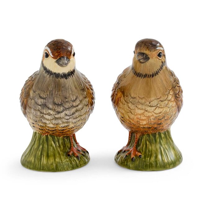 Woodland Salt & Pepper Shakers (Quail)