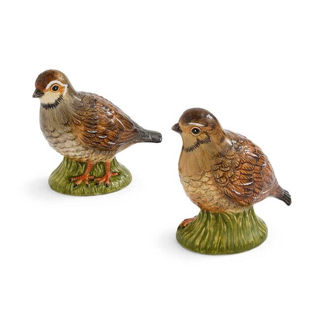 Woodland Salt & Pepper Shakers (Quail)