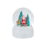 Santa with Reindeer Snow Globe