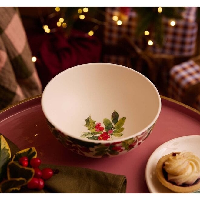 Botanic Garden Christmas Holly Salad Bowl