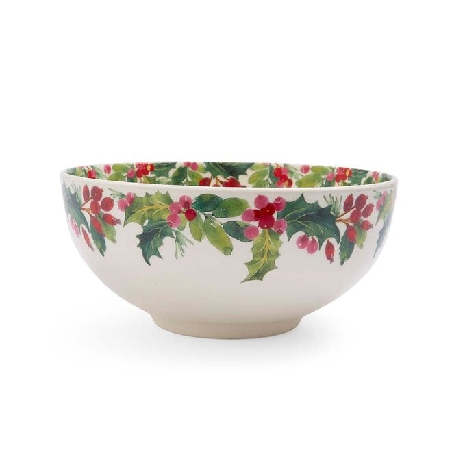 Botanic Garden Christmas Holly Salad Bowl