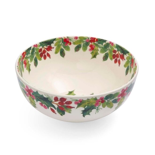 Botanic Garden Christmas Holly Salad Bowl