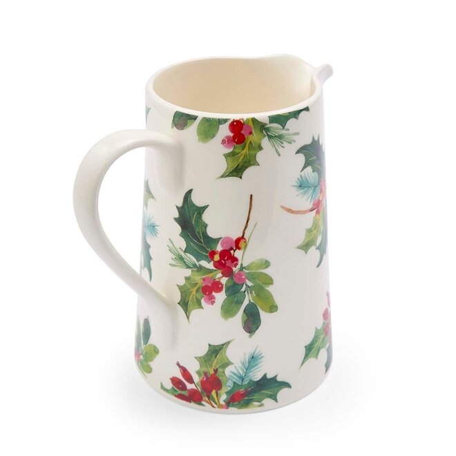 Botanic Garden Christmas Holly 3 Pint Bella Jug