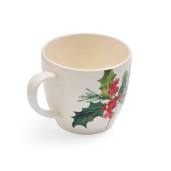 Botanic Garden Christmas Holly Latte Mug