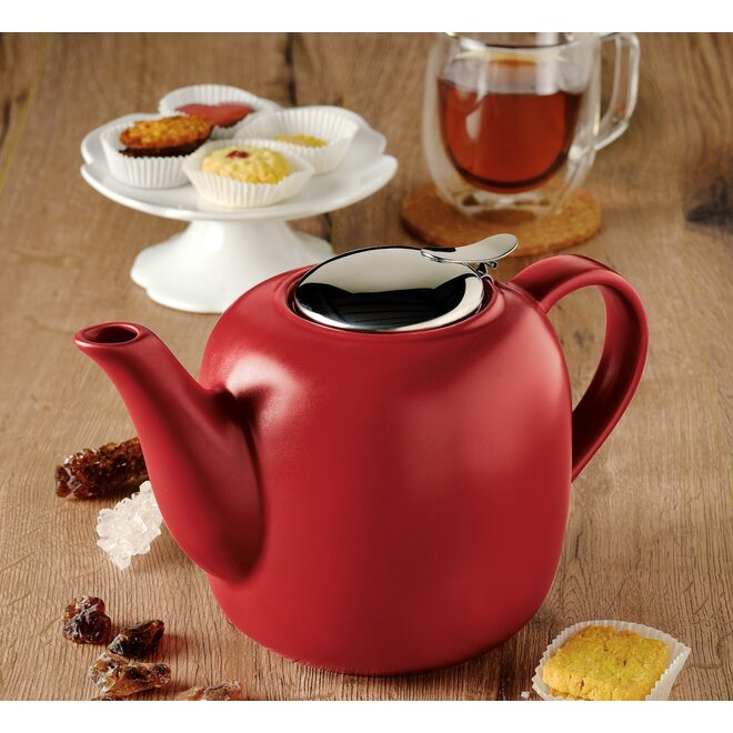 Kuchenprofi London Red Ceramic Teapot
