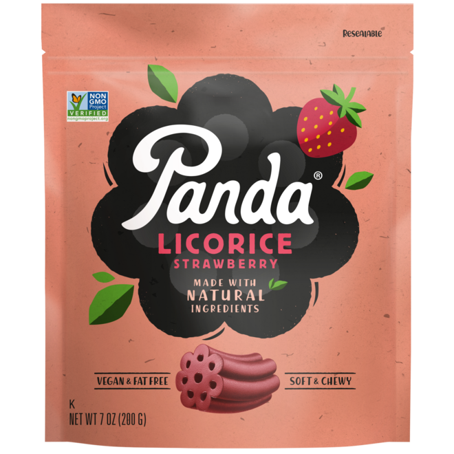 Panda Strawberry Licorice Bag