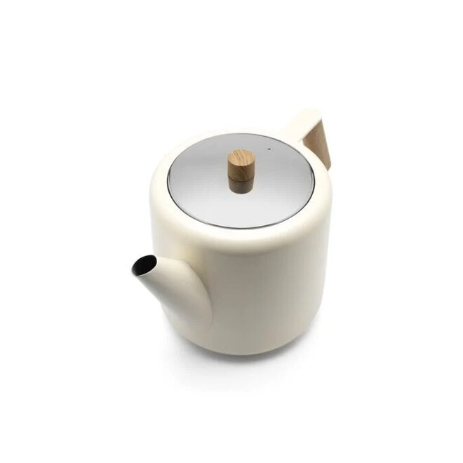 Boston Duet Design White Teapot