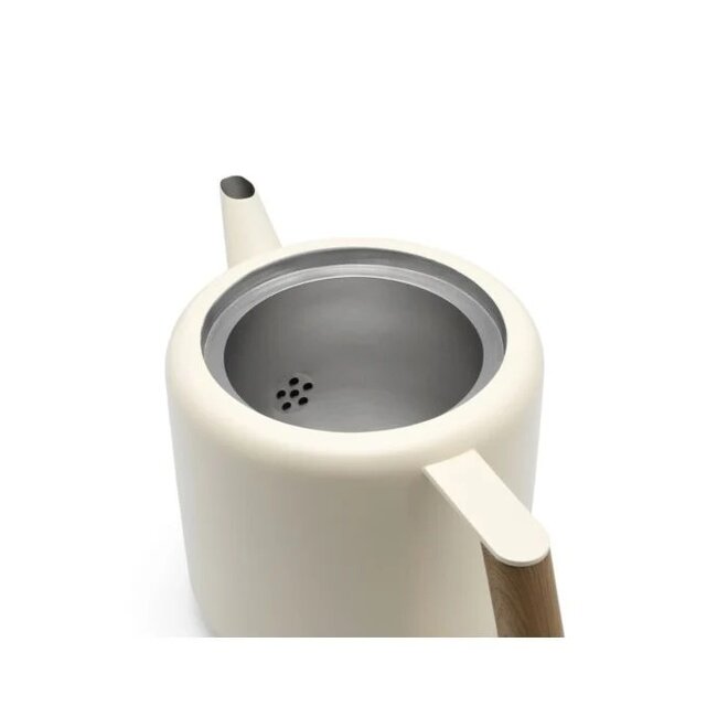 Boston Duet Design White Teapot