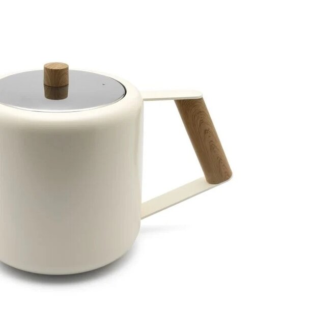 Boston Duet Design White Teapot