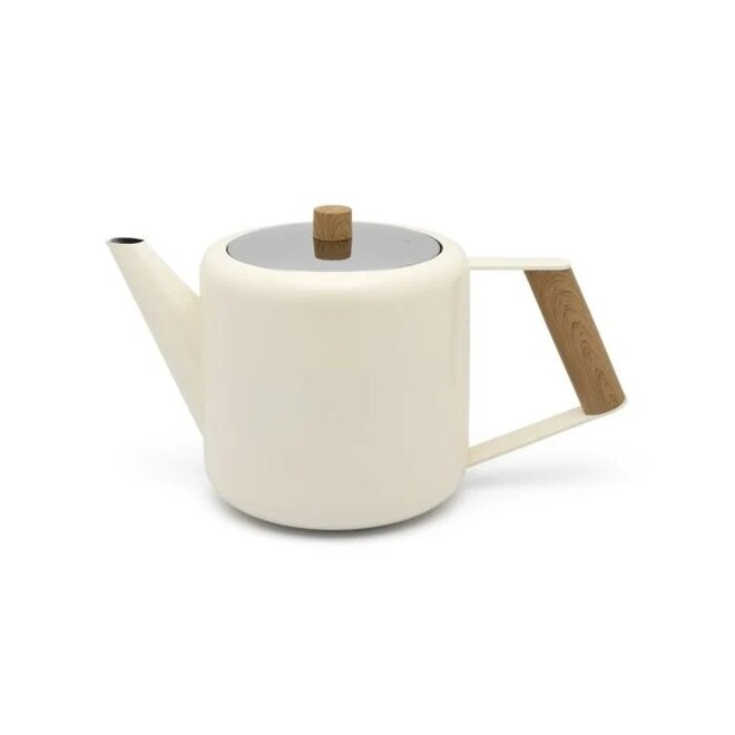 Boston Duet Design White Teapot