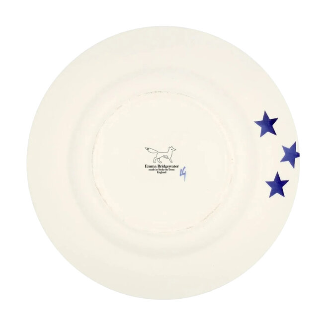 Blue Star Dinner Plate