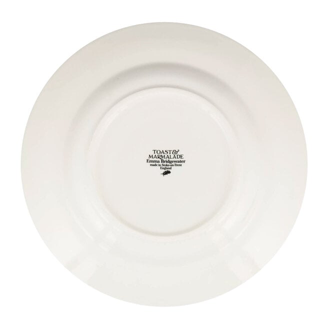 Black Toast Roast Chicken Dinner Plate