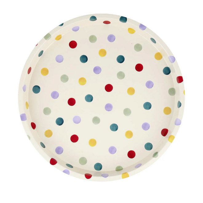 Polka Dot Deepwell Tray