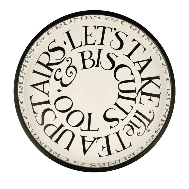 Black Toast Deepwell Tray