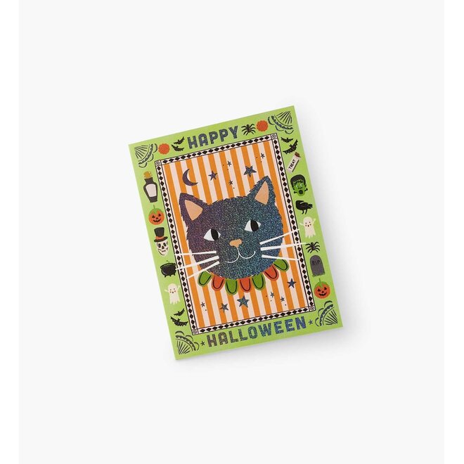 Spooky Cat Halloween Card
