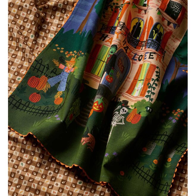 Haunted House Tea Towel