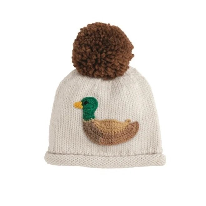 Kid's Duck Crochet Beanie