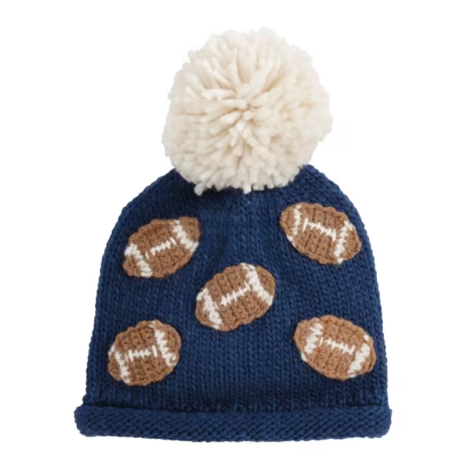 Kid's Football Crochet Beanie