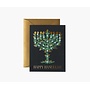 Laurel Menorah Card