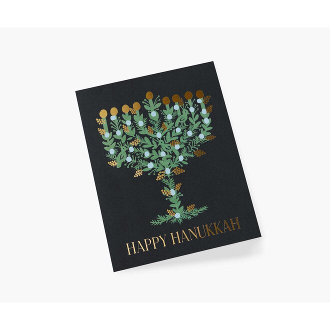 Laurel Menorah Card