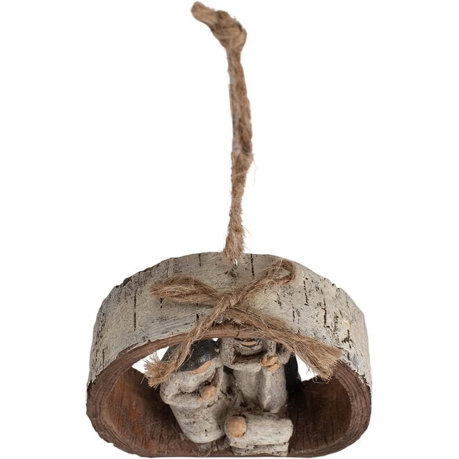 Wooden Nativity Ornament
