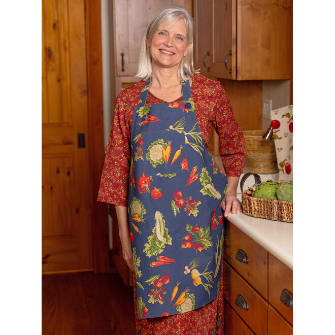 Farm Fresh Chef Apron - Navy