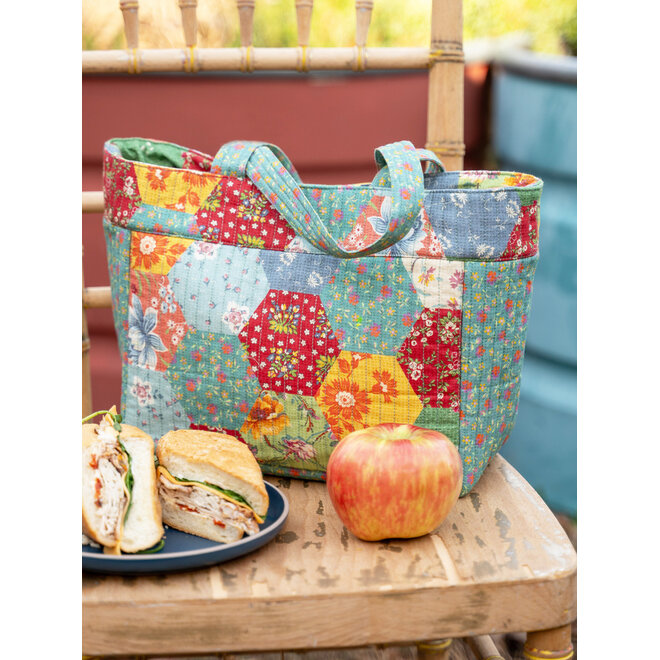 County Fair Patchwork Lunch Bag Multi