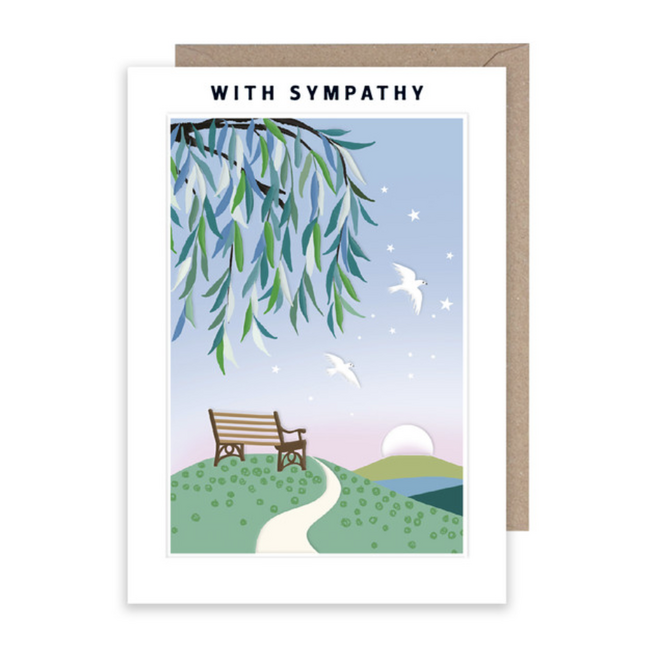 Bench Outlook Sympathy Card