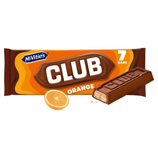 McVitie's Club Orange 7 Pack