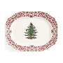 Christmas Tree Yuletide Rectangular Serving Tray