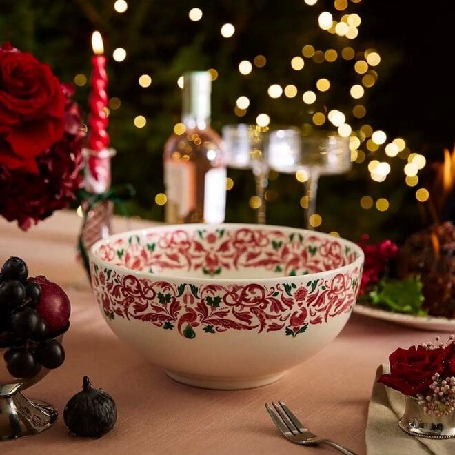 Christmas Tree Yuletide Salad Serving Bowl