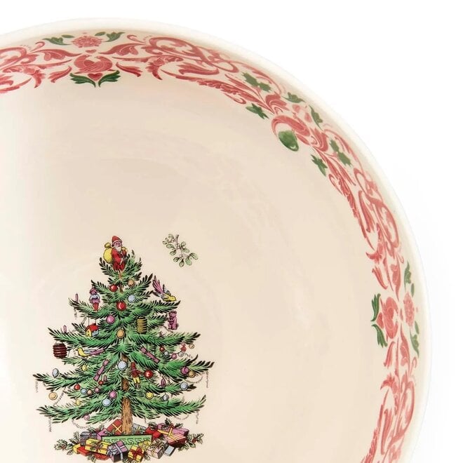 Christmas Tree Yuletide Salad Serving Bowl