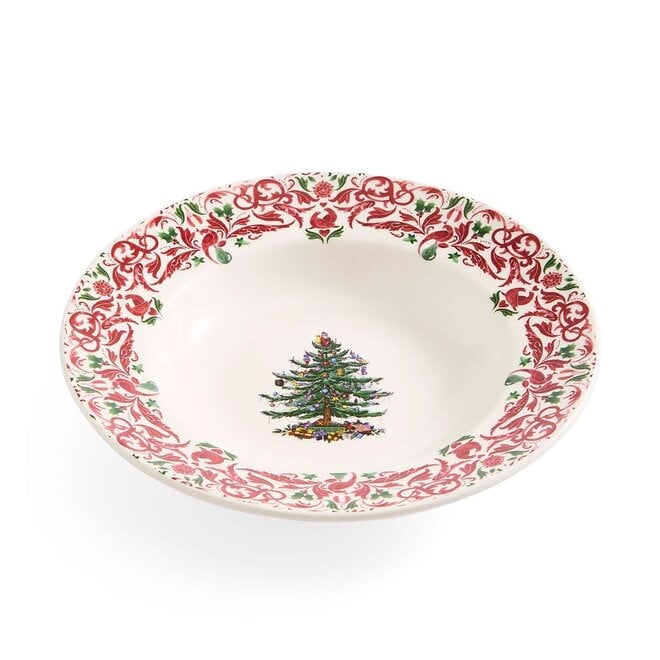 Christmas Tree Yuletide Soup Plate