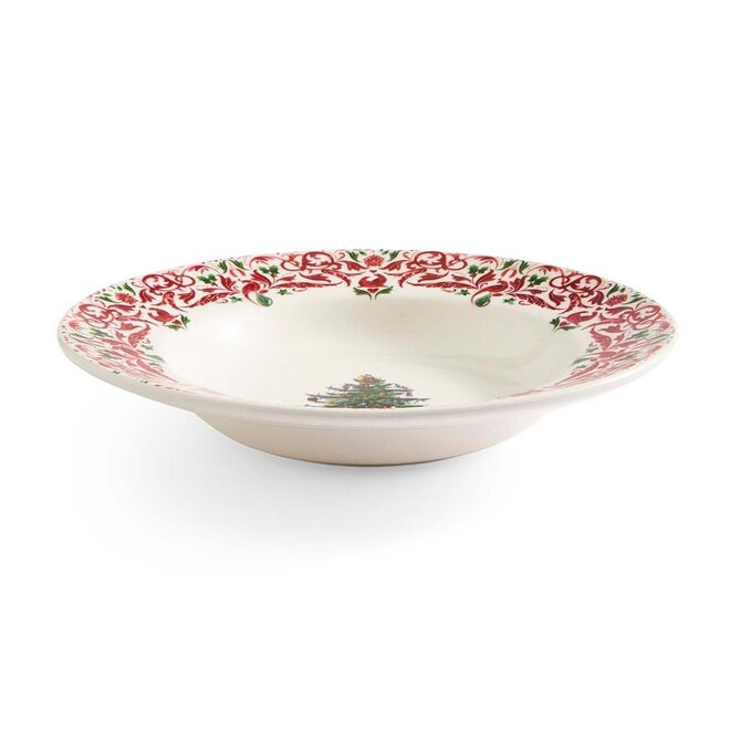 Christmas Tree Yuletide Soup Plate