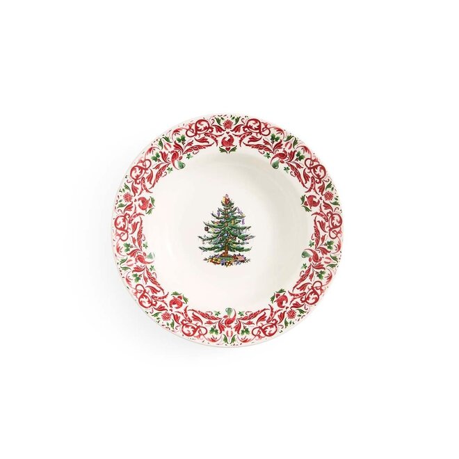 Christmas Tree Yuletide Soup Plate