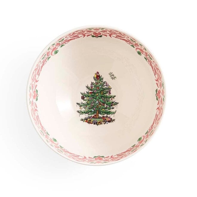 Christmas Tree Yuletide Salad Serving Bowl