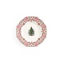 Christmas Tree Yuletide Scalloped Plate