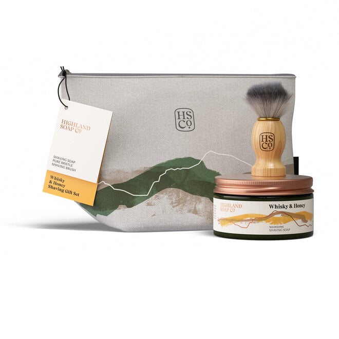 Whisky & Honey Shaving Gift Set