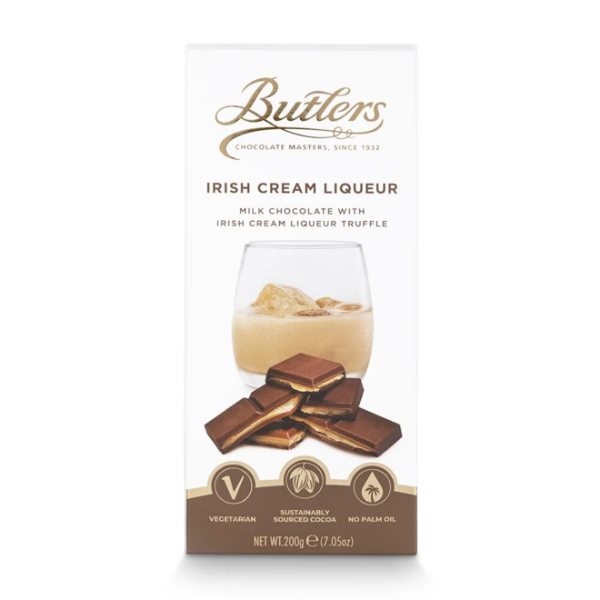 Butlers Irish Cream Liqueur Milk Chocolate Bar
