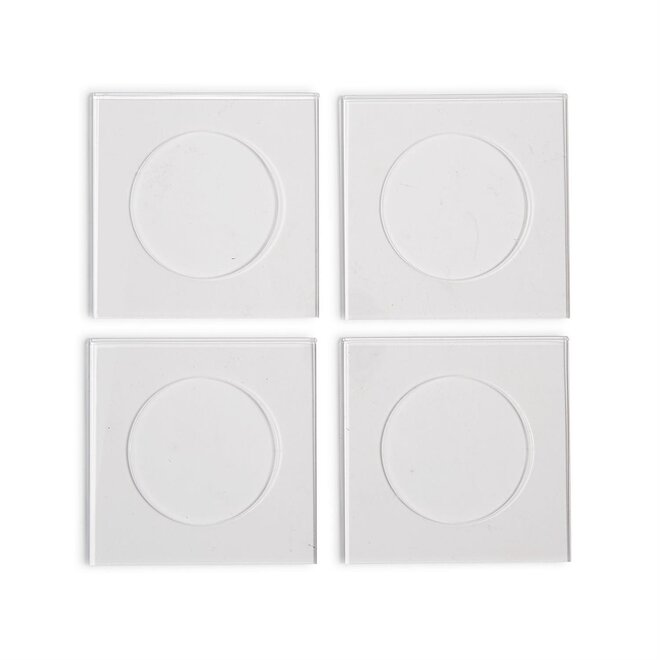 Clear Cocktail Coasters