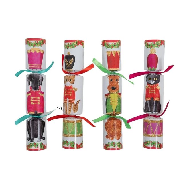 Toy Soldier Pets Christmas Crackers (Box of 8)