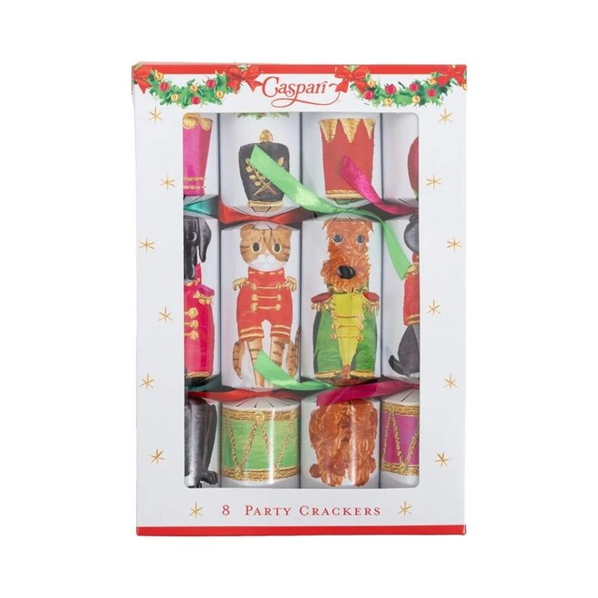 Toy Soldier Pets Christmas Crackers (Box of 8)