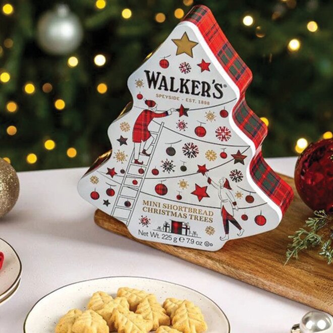 Walkers Christmas Tree Shortbread Tin