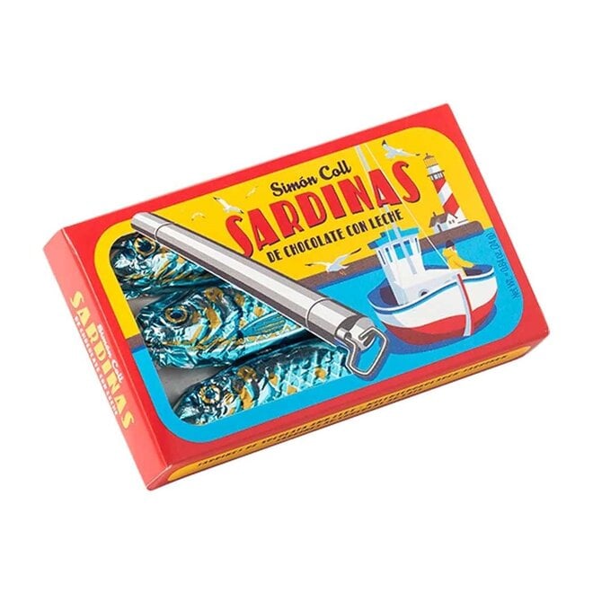 Simon Coll Milk Chocolate Sardines 24g