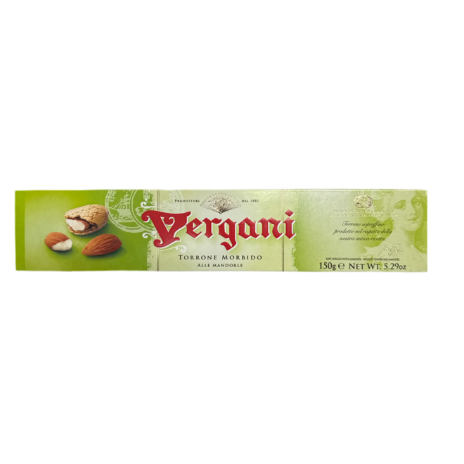 Vergani Soft Nougat With Almonds Bar