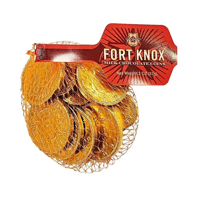 Fort Knox Milk Chocolate Coins