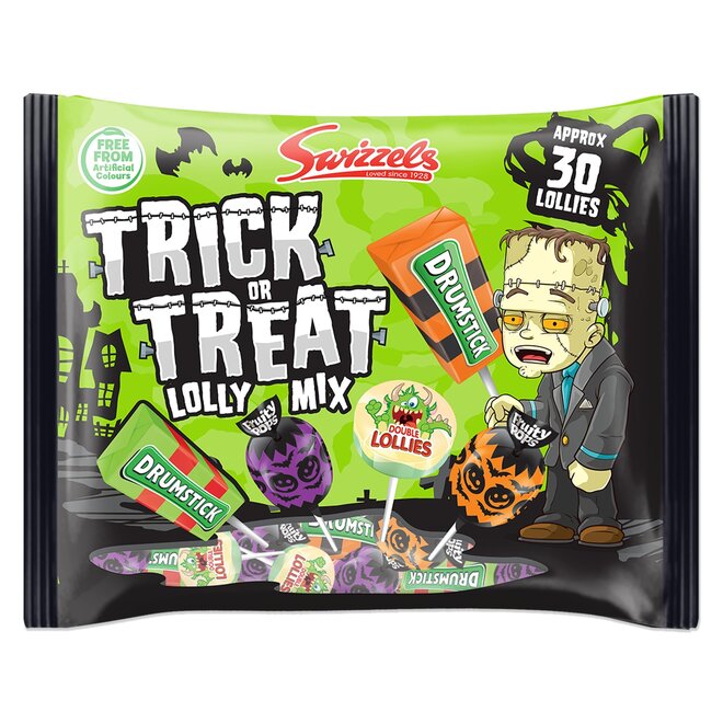 Swizzels Trick or Treat Lolly Mix Bag 330g