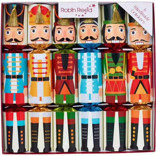 Nutcracker Christmas Crackers (Box of 6)