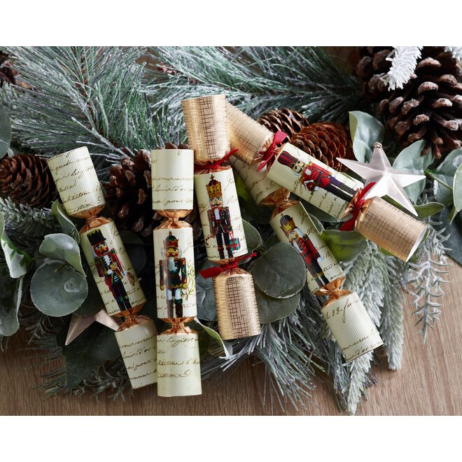 Nutcracker Mini Christmas Crackers (Box of 8)
